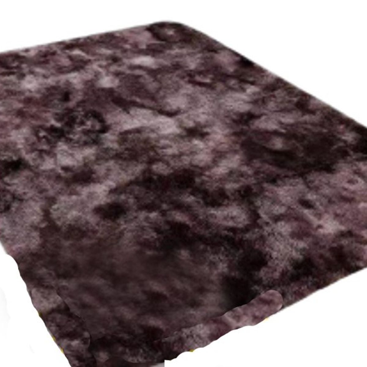 DIANA - ALFOMBRA PELUDA TIPO SHAGGY DE 200CM X 240CM COLOR CAFE JASPEADO