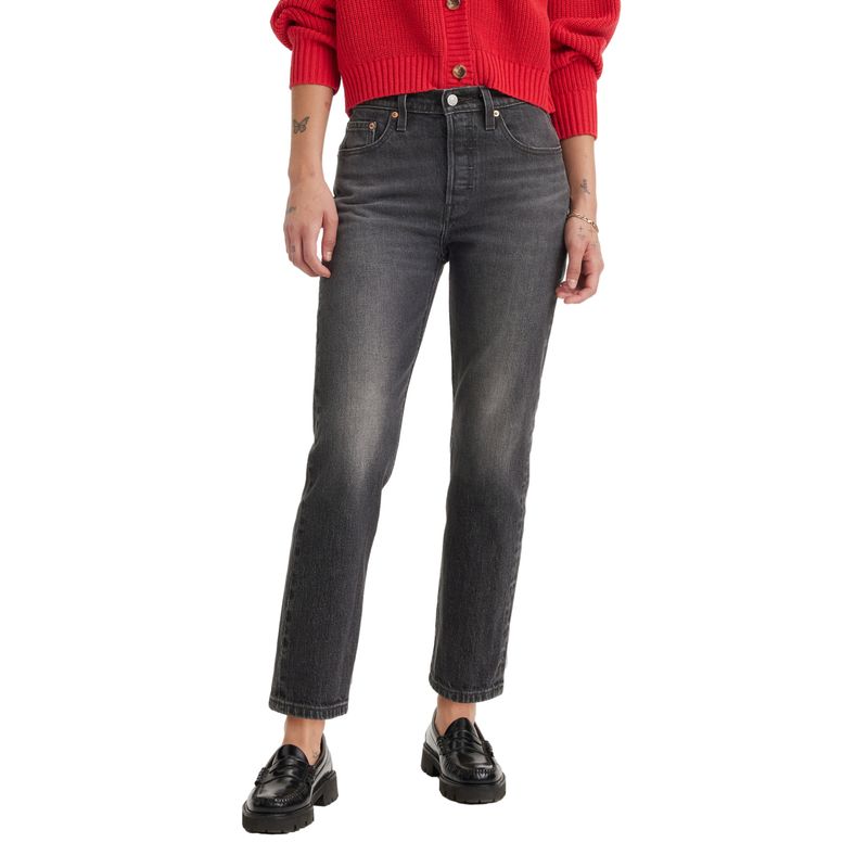 LEVIS - Jeans Mujer 501 Crop Gris Levis