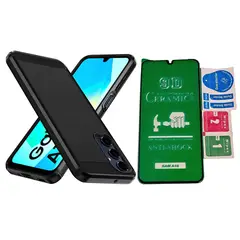 GENERICO - FUNDA PARA SAMSUNG GALAXY A16 + PROTECTOR PANTALLA LAMINA CERAMICA
