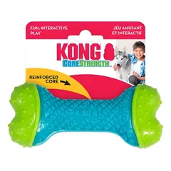 KONG - Corestrength Bone S/ M Hueso Juguete Dental Con Textura Azul/verde