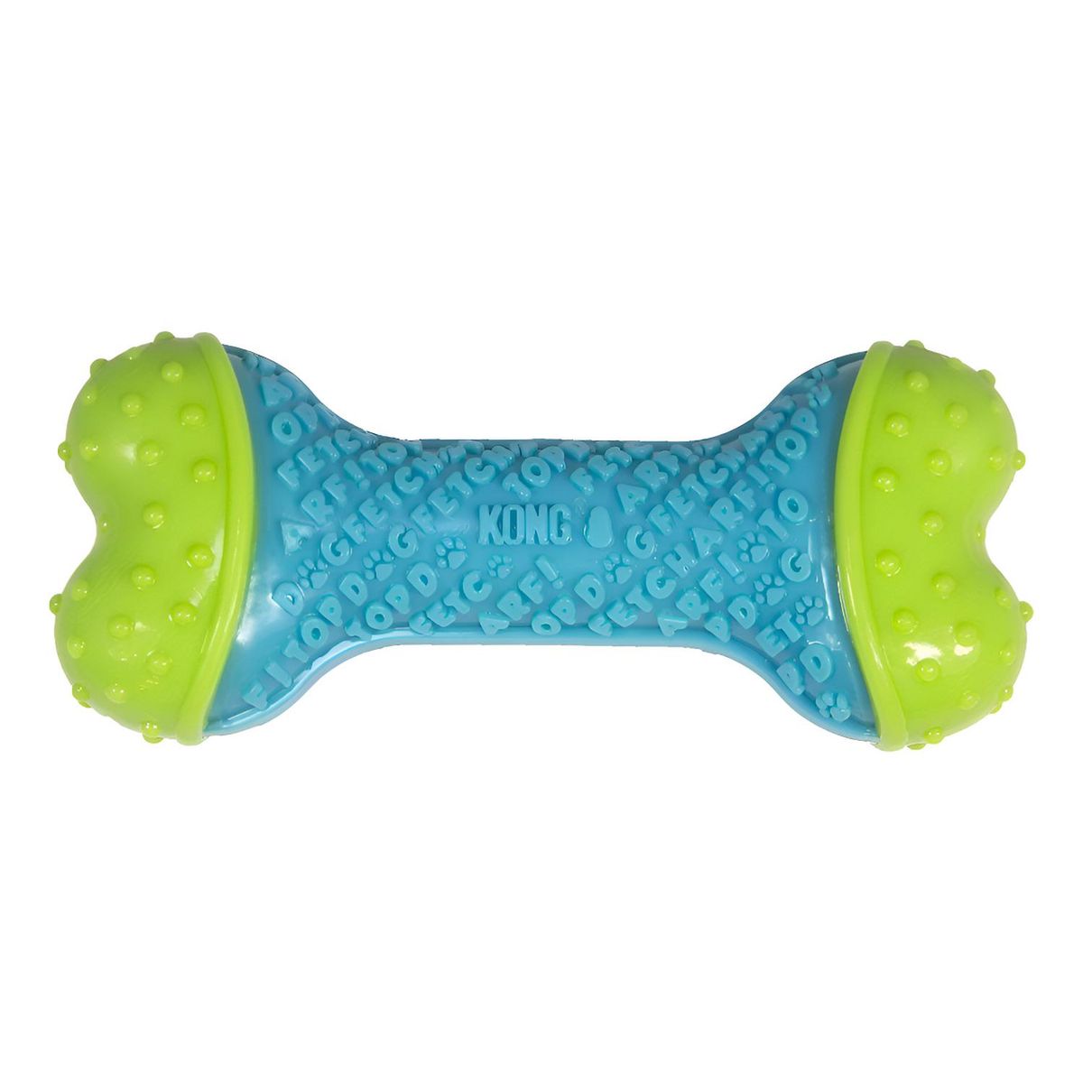 KONG - Kong Corestrength Bone M/ L Hueso Juguete Dental Con Textura Azul/verde