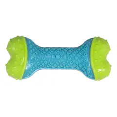 KONG - Corestrength Bone M/ L Hueso Juguete Dental Con Textura Azul/verde