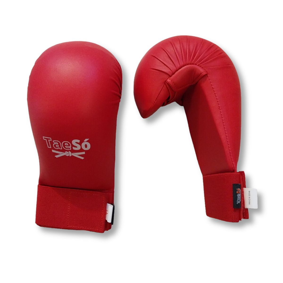GENERICO - Guantillas de Karate TaeSó - Guantes ROJO TALLA S