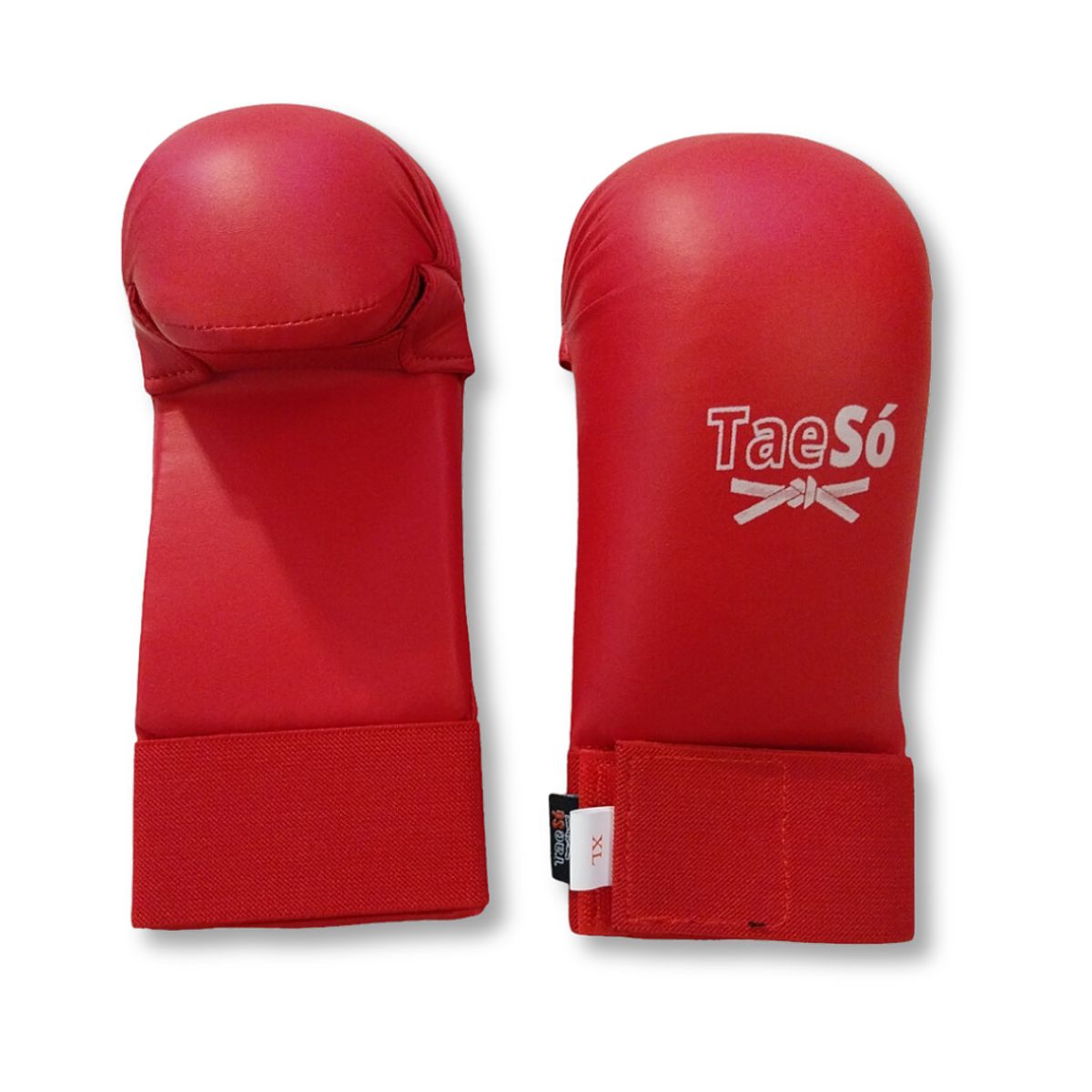 GENERICO - Guantillas de Karate TaeSó - Guantes ROJO TALLA S