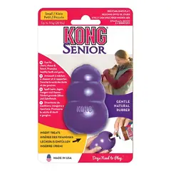 KONG - Juguete Senior Para Mascotas Perros Talla S Hasta 9 Kg Morado