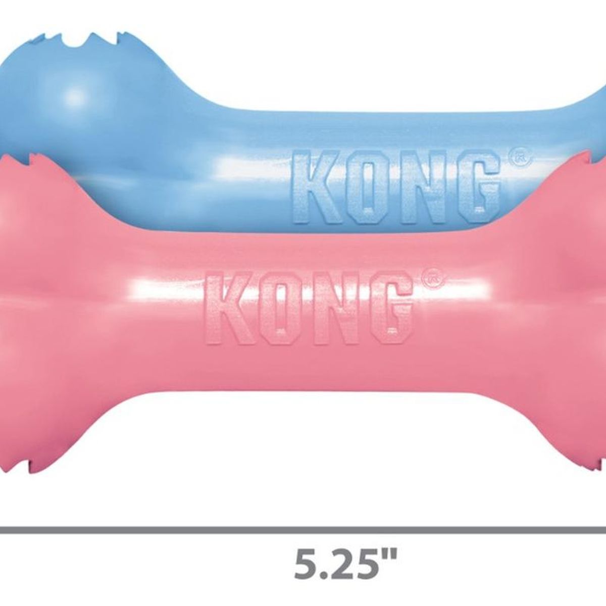 KONG - Kong Puppy Goodie Bone Hueso Rellenable Para Perro Talla S - Celeste