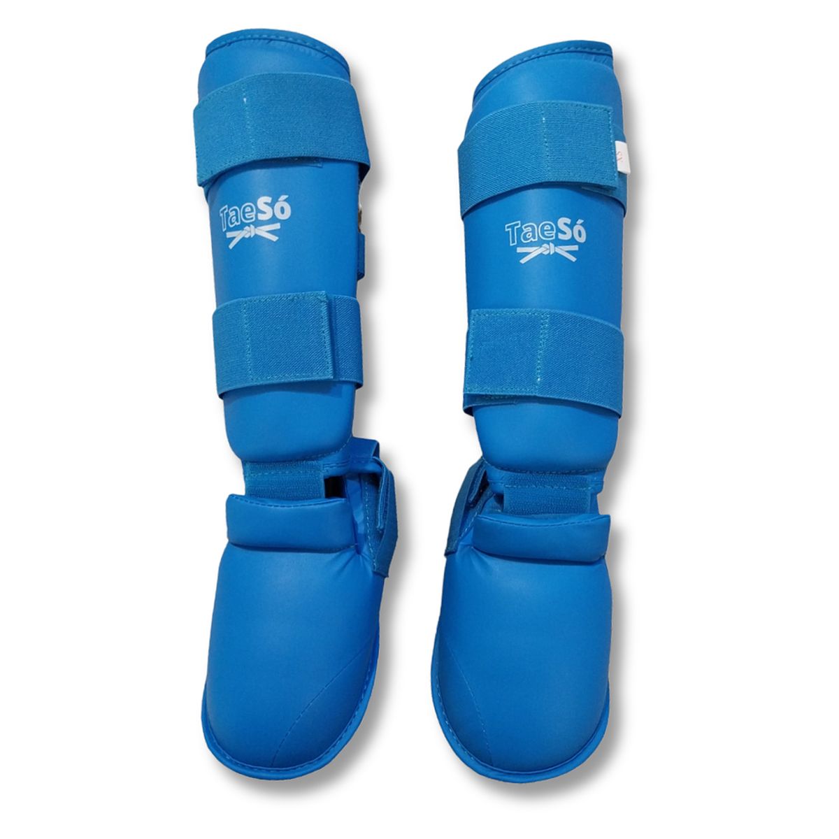 GENERICO - Canilleras de Karate TaeSó AZUL TALLA XS