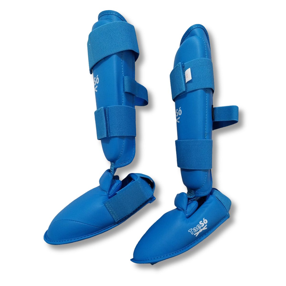 GENERICO - Canilleras de Karate TaeSó AZUL TALLA S