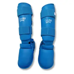 GENERICO - Canilleras de Karate TaeSó AZUL TALLA XL