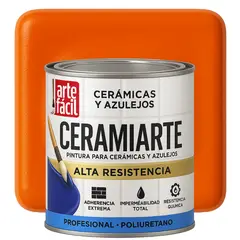 GENERICO - PINTURA CERAMICA AZULEJOS - 1-8 GALON NARANJA MANDARINA