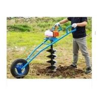 Barreno Ahoyador 63cc - Con Ruedas+3 Brocas+extensión