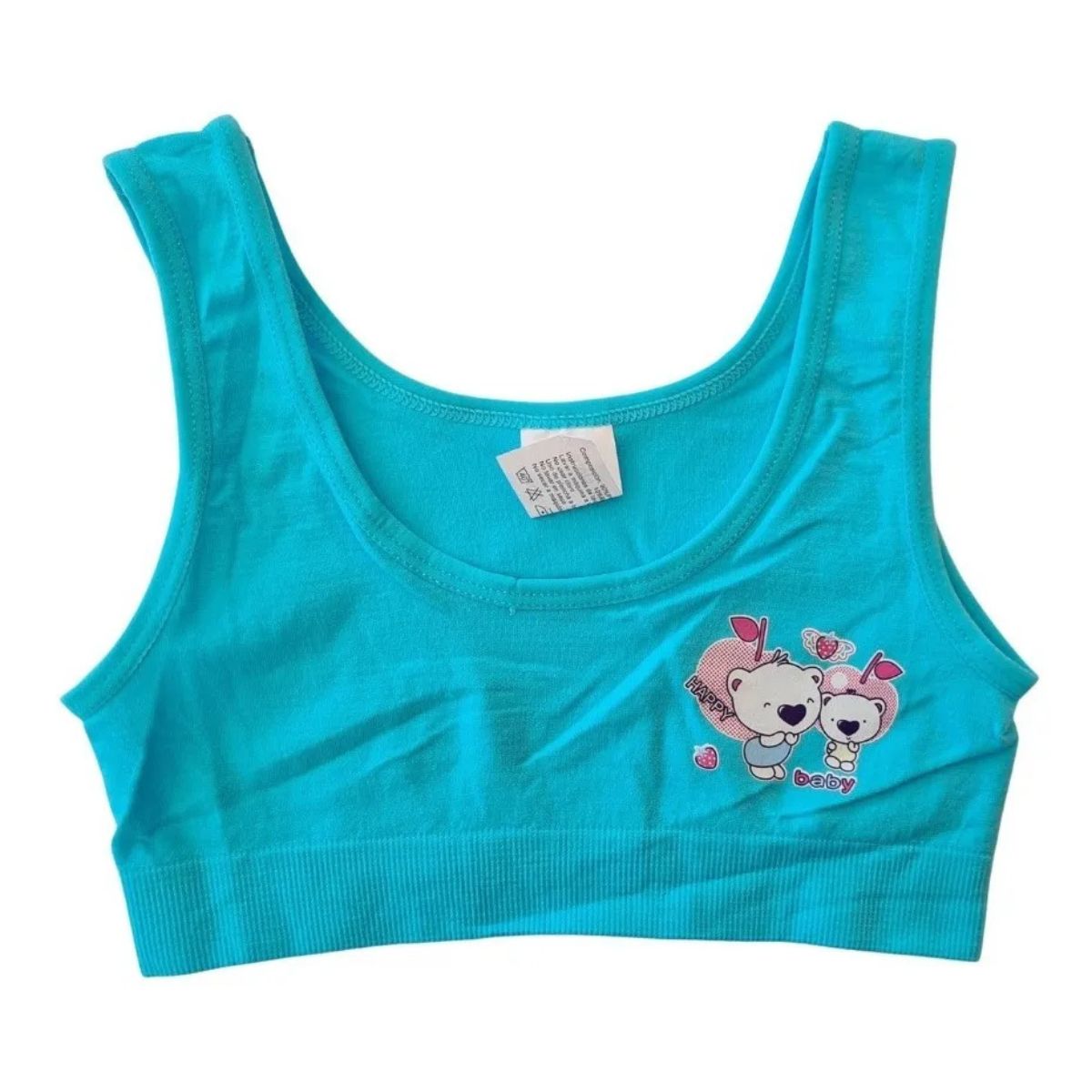 LOOK SHOP - Pack 3 Petos Niña Elasticados Lycra. Mi Primer Sostén. 84