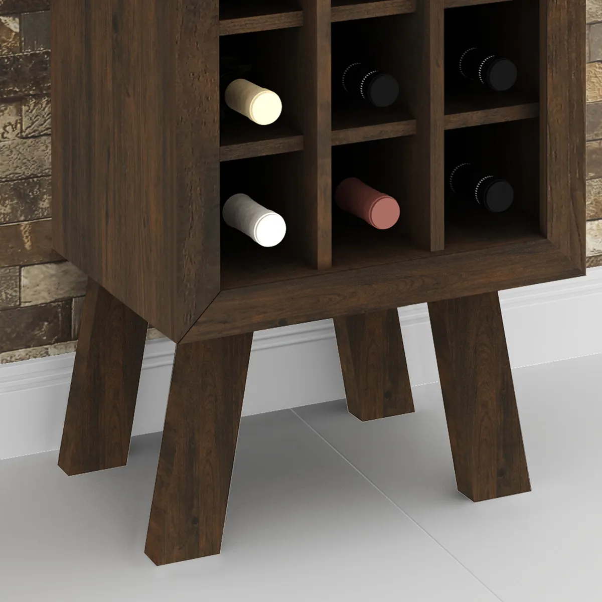 TECNOMOBILI - Bar Alto 448x135x375 cm Café rustico