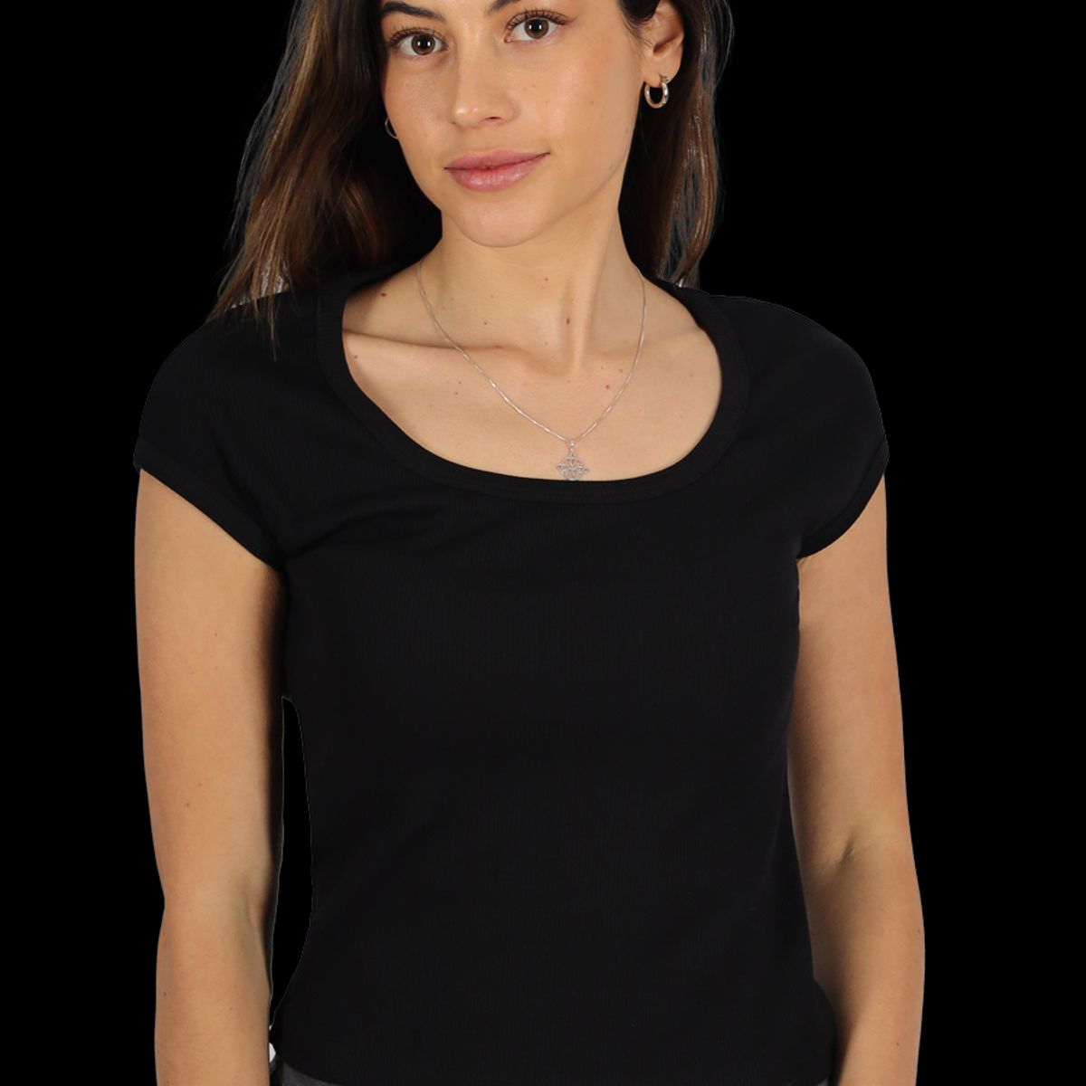 DIVINO JEANS - Polera Maira I Negra Divino Jeans