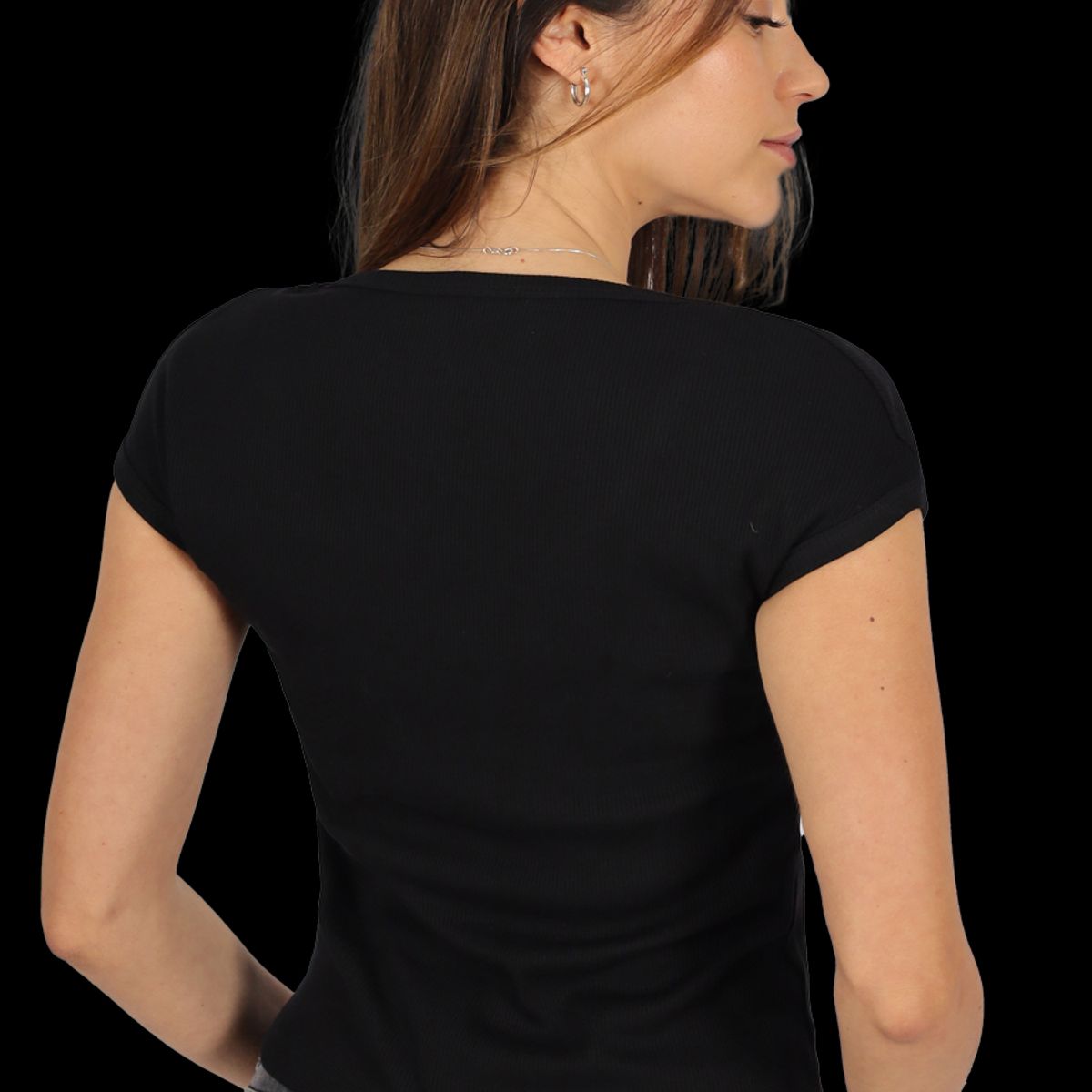 DIVINO JEANS - Polera Maira I Negra Divino Jeans