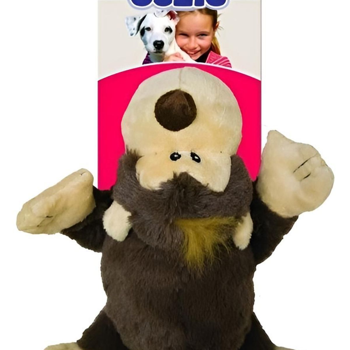 KONG - Juguete Para Perro Peluche Kong Cozie Squeaks Sonido Talla M - Marron - Mediano