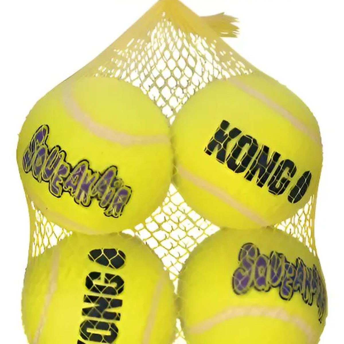 KONG - Pelota Para Perro Kong Ball Squeak Air Talla M 6 Unidades