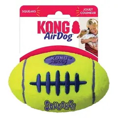 KONG - Juguete Para Perro Con Sonido Air Dog Football Rugby M Amarillo