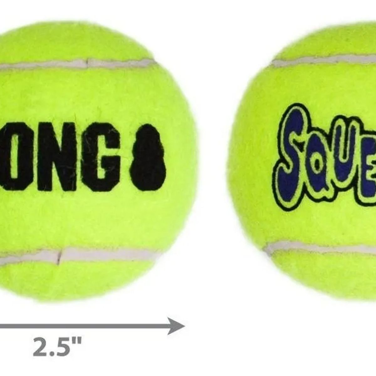 KONG - Pelota Para Perro Kong Ball Squeak Air Talla M 3 Unidades