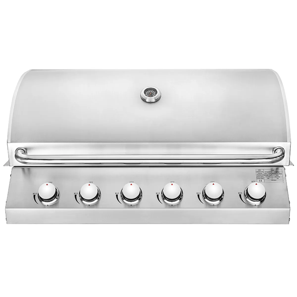 BBQ HOUSE - Parrilla a gas empotrable 6 quemadores