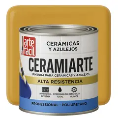 GENERICO - PINTURA CERAMICA AZULEJOS - 1-4 GALON AMARILLO SIENA