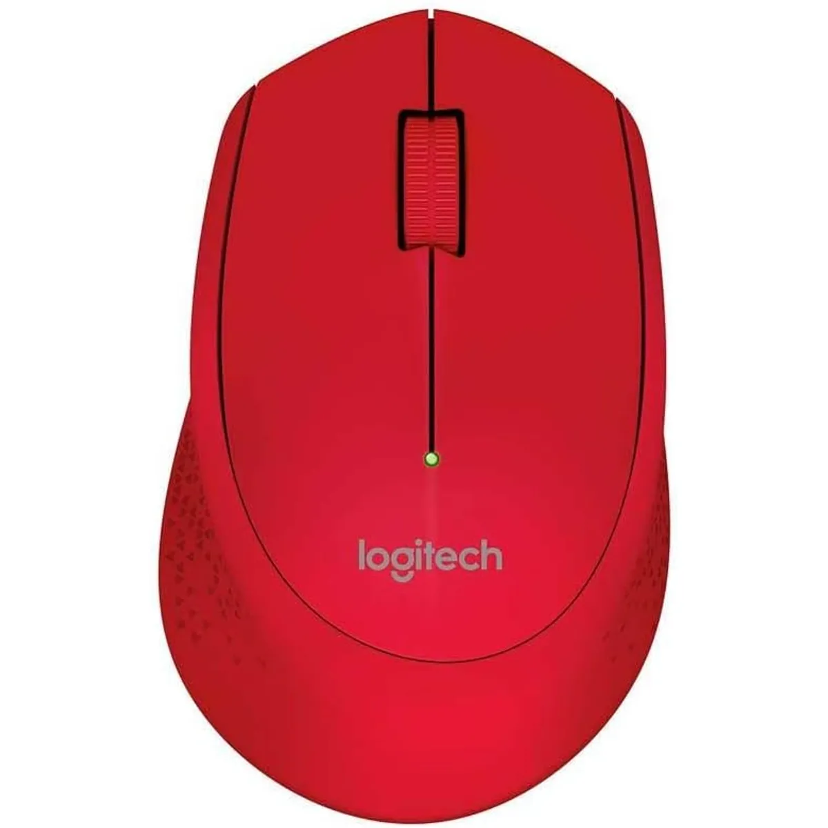 LOGITECH - Logitech M280 Mouse Inalámbrico, 2.4 GHz rojo