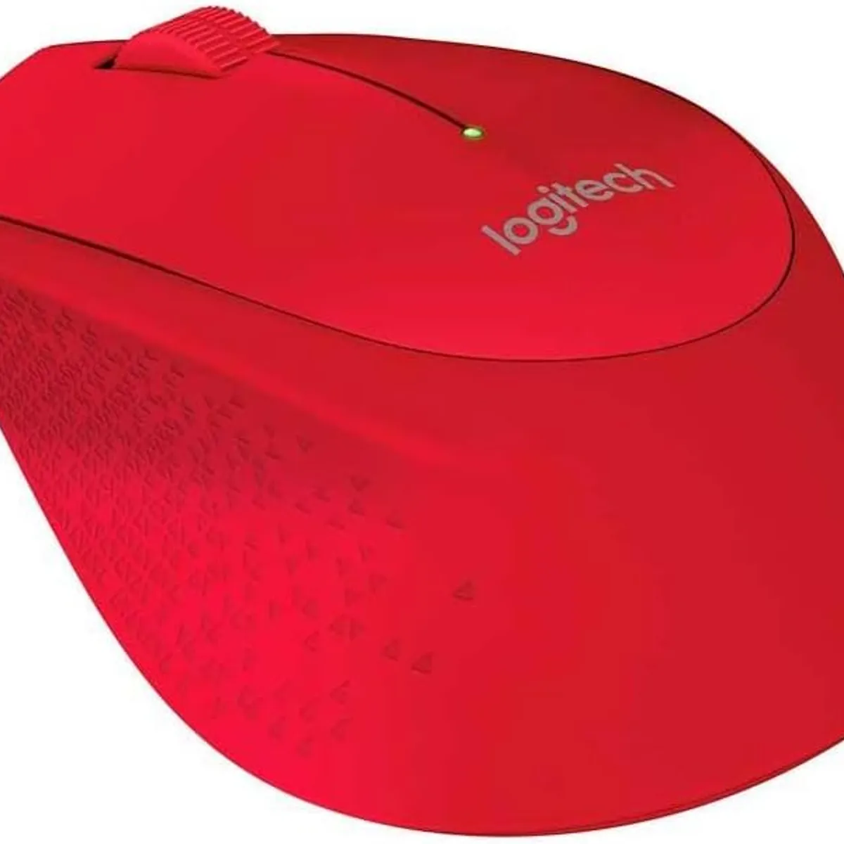 LOGITECH - Logitech M280 Mouse Inalámbrico, 2.4 GHz rojo