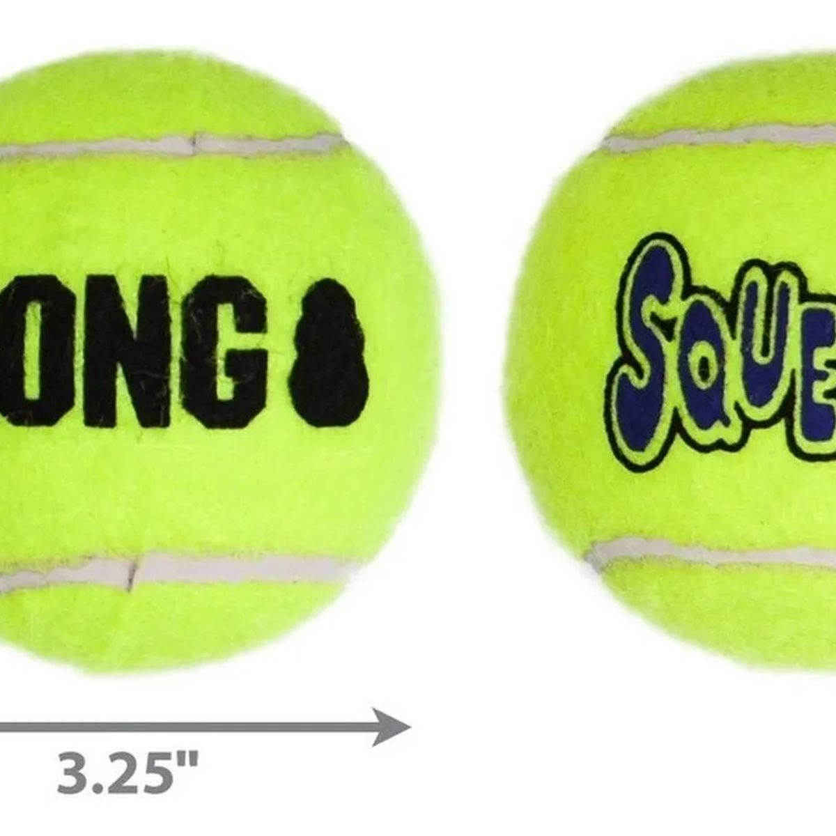 KONG - Pelota Para Perro Kong Ball Squeak Air Talla L X2 Unidades