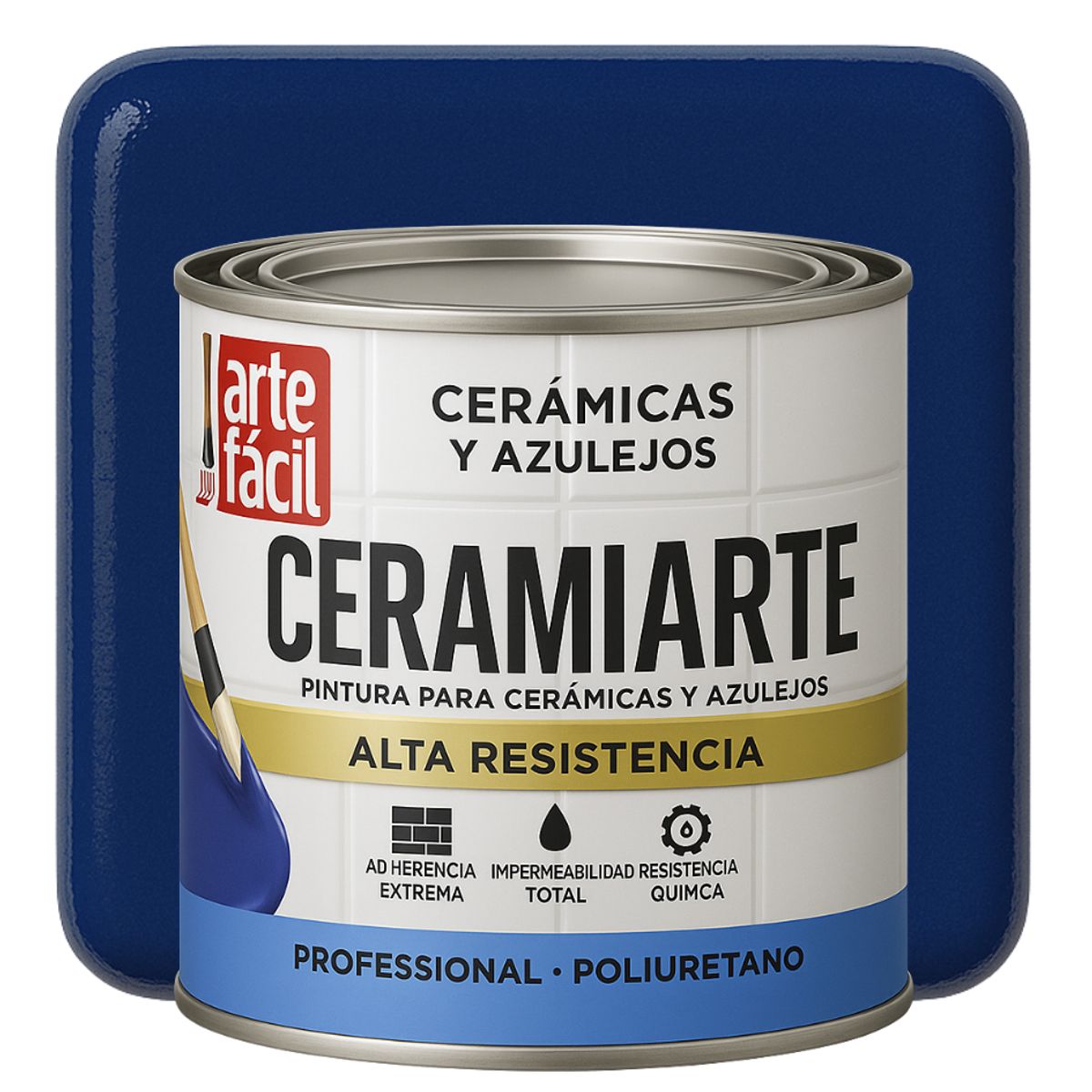 GENERICO - PINTURA CERAMICA AZULEJOS - 1-4 GALON AZUL COBALTO