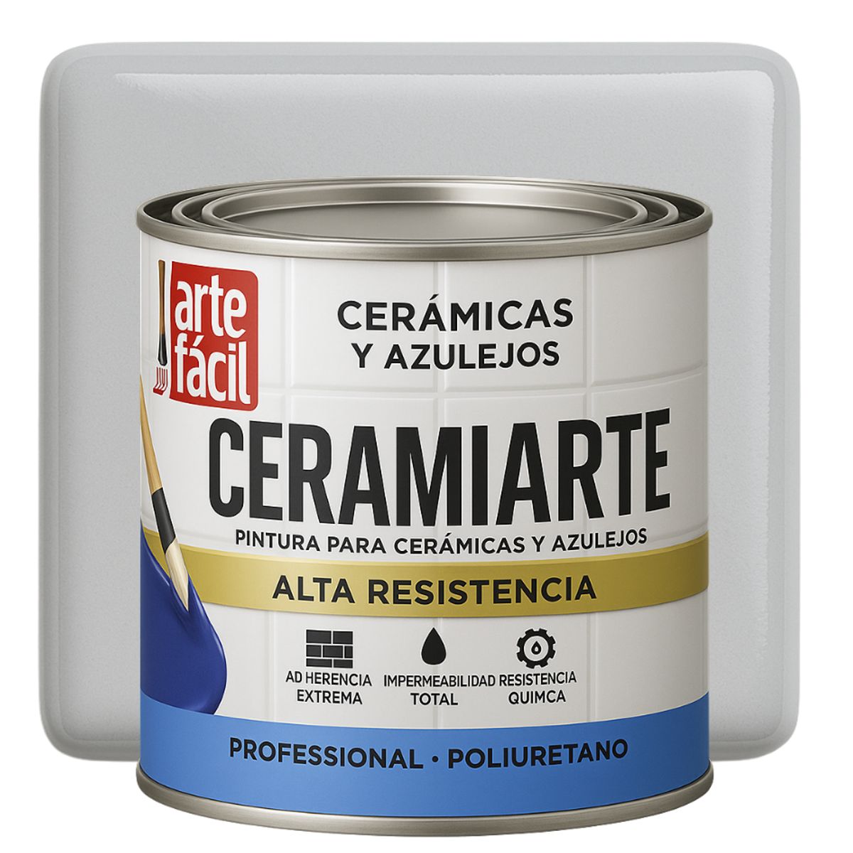 GENERICO - PINTURA CERAMICA AZULEJOS - 1-4 GALON GRIS URBANO