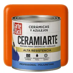 GENERICO - PINTURA CERAMICA AZULEJOS - 1-4 GALON NARANJA BRILLANTE