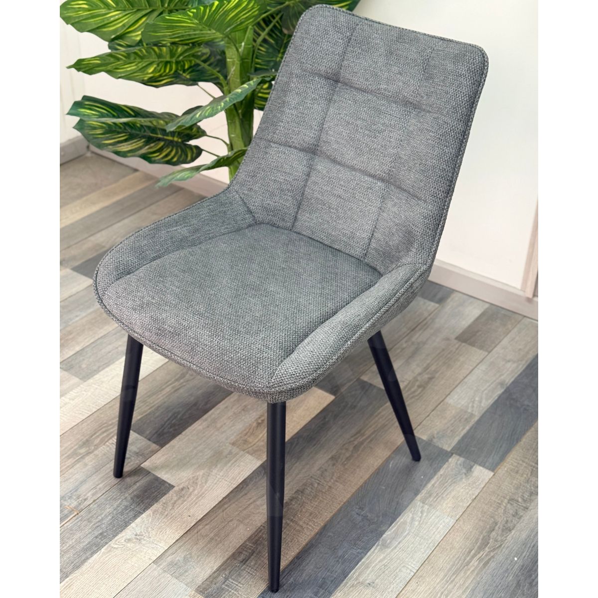 HABITA2 CHILE - Silla Tapizada Moderna Merichair Black