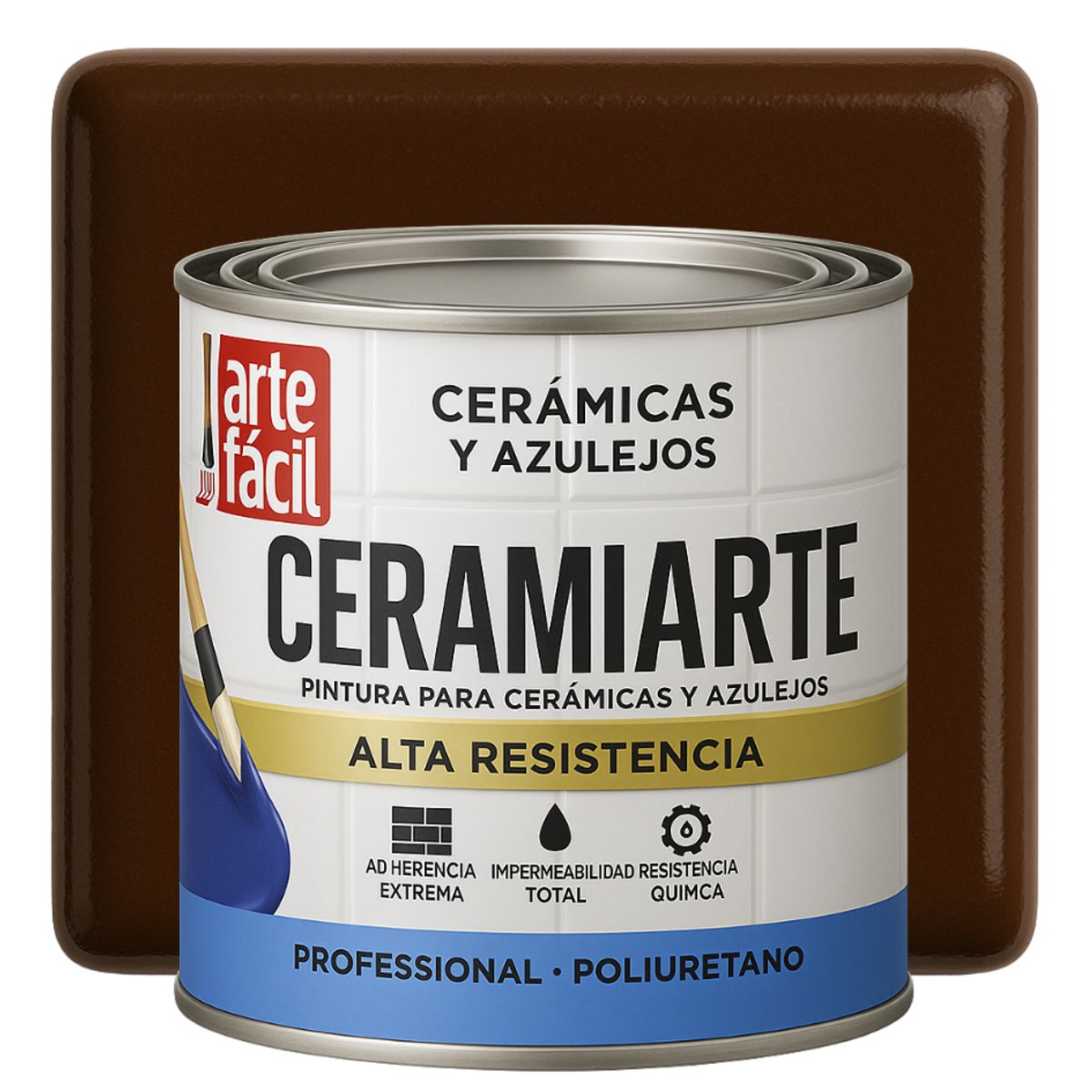 GENERICO - PINTURA CERAMICA AZULEJOS - 1-4 GALON NOGAL MEDIO