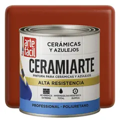 GENERICO - PINTURA CERAMICA AZULEJOS - 1-4 GALON ROJO ÓXIDO