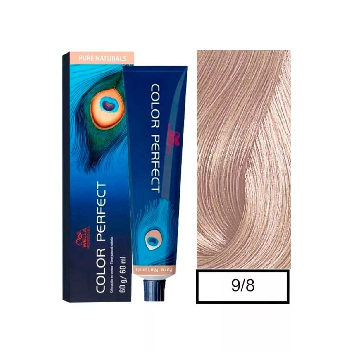 WELLA - Tinte Wella Color Perfect 9.8 Rubio Extra Claro Perla 60ml