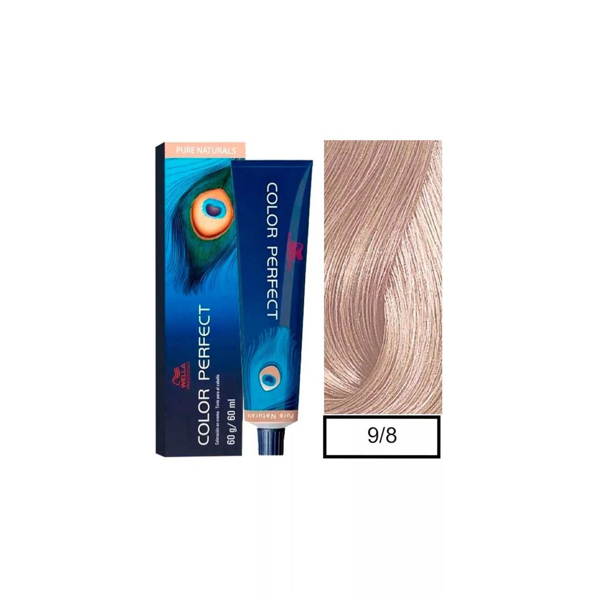 WELLA - Tinte Wella Color Perfect 9.8 Rubio Extra Claro Perla 60ml