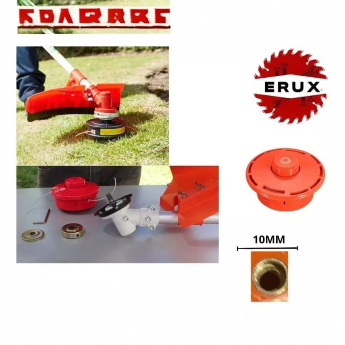 ERUX - Cabezal Trimmer Naranja Para Desmalezadora China