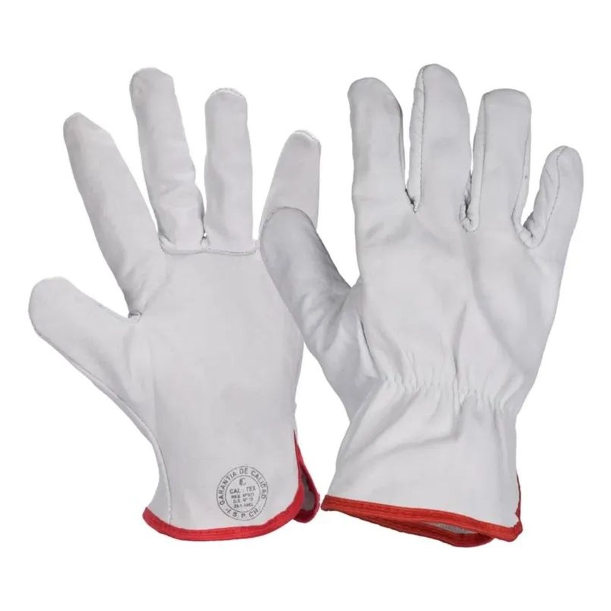 METALFER - Embalaje De 120 Pares De Guantes Cabritilla Con Forro Polar