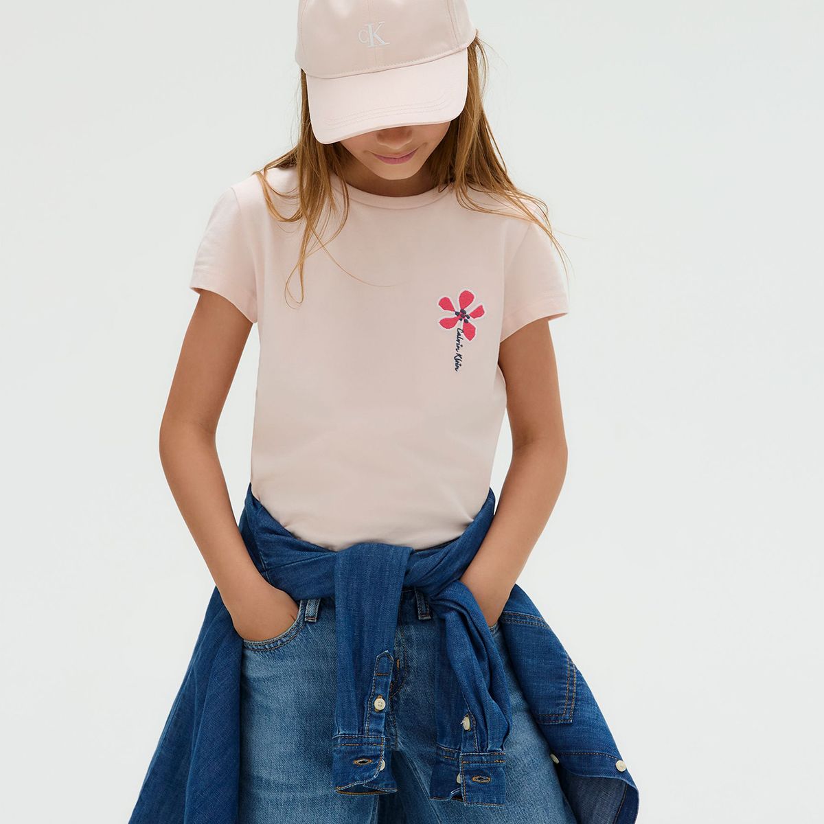 CALVIN KLEIN - Jockey Niña Monogram Rosado Calvin Klein