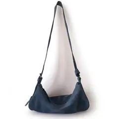 BRAVA - Cartera de cuero modelo REBECA azul