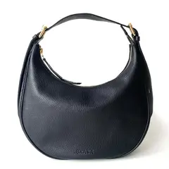 BRAVA - Cartera de cuero modelo ISIDORA Negro