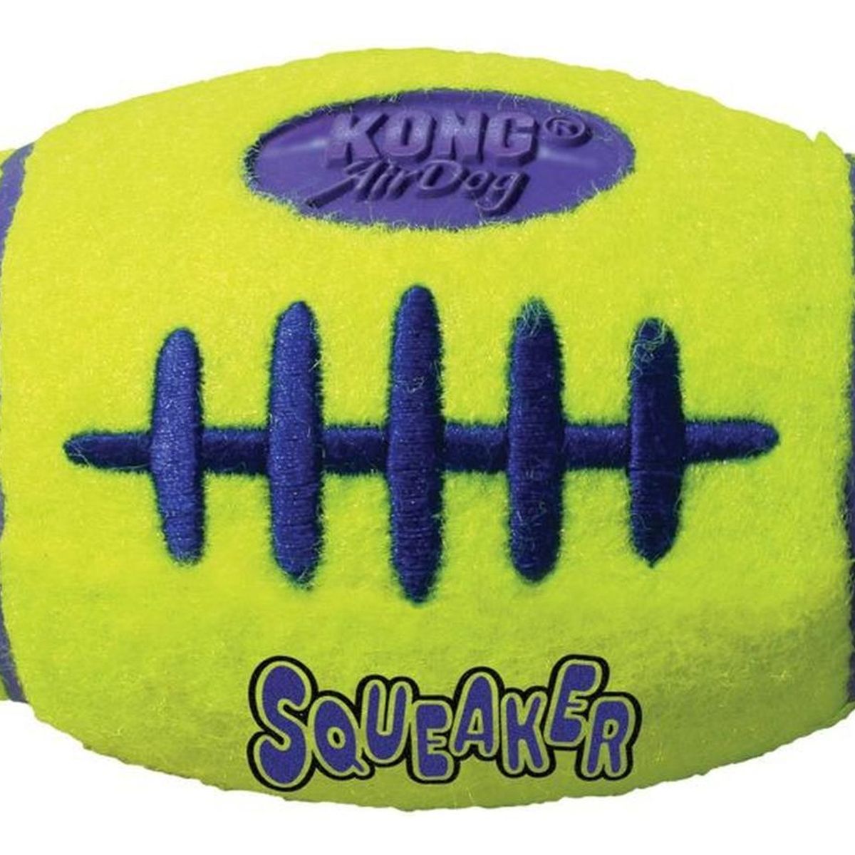 KONG - Juguete Para Perro Con Sonido Kong Air Dog Football Rugby Amarillo
