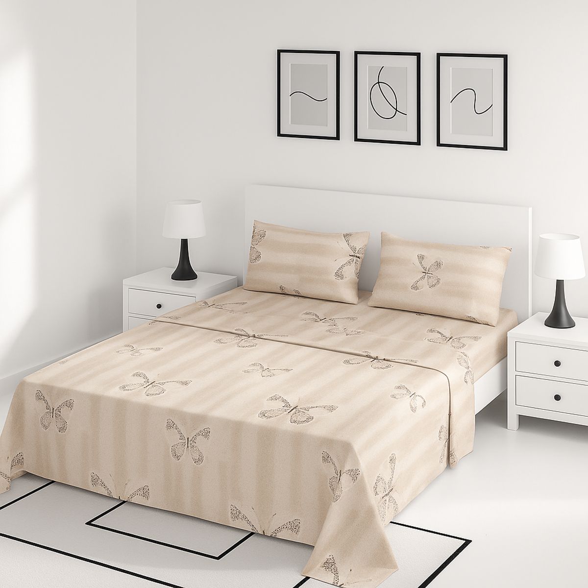 ARMONIA - Sábanas KING 2½ P modelo 771 clásicas 144 hilos