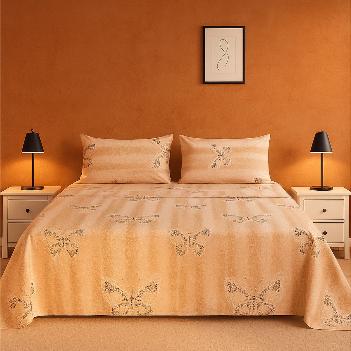 ARMONIA - Sábanas KING 2½ P estilo 770 clásicas 144 hilos