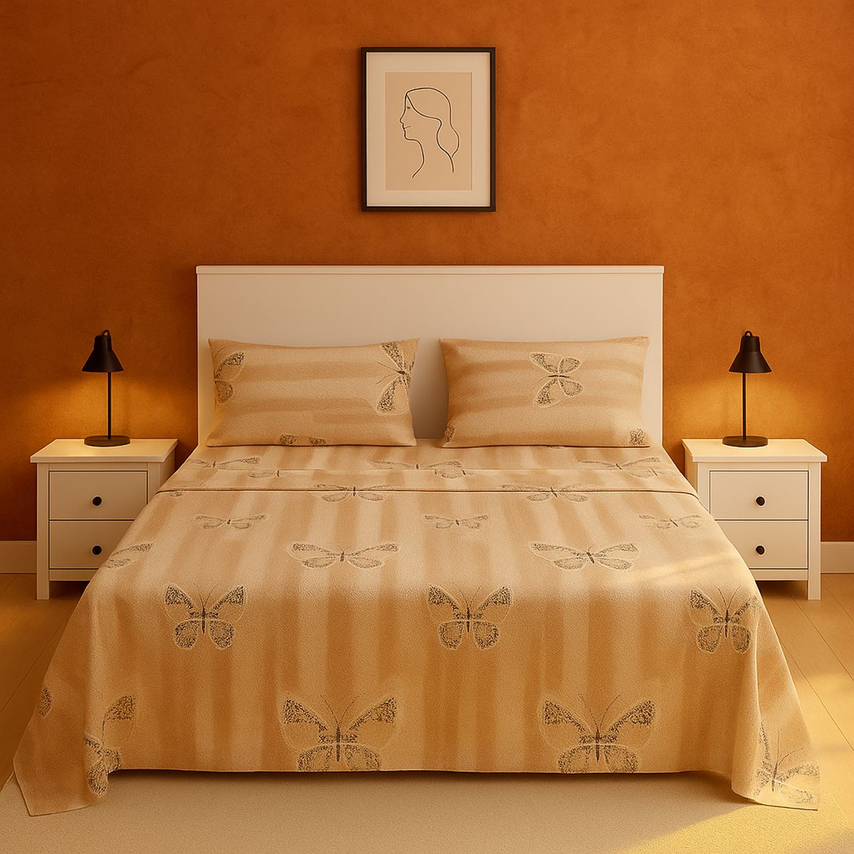 ARMONIA - Sábanas KING 2½ P estilo 770 clásicas 144 hilos