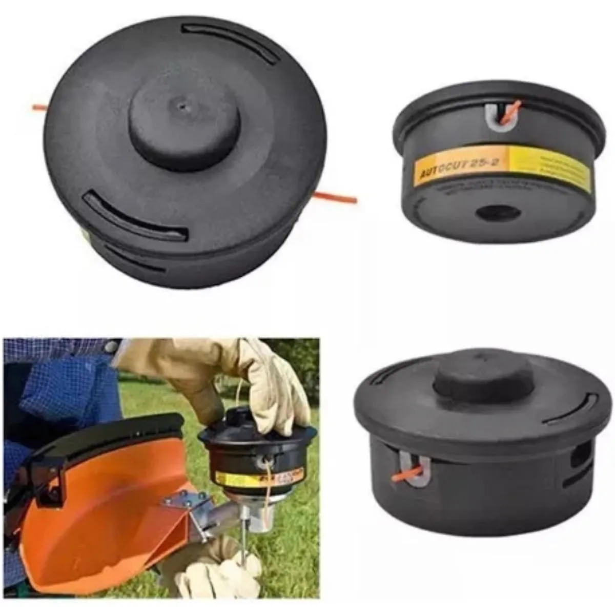 ERUX - Cabezal Porta Nylon Trimmer Desmalezador 25-2