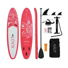 KAUT - Stand Up Paddle Inflable 10´ 6 Triple Quilla Capa Reforzada - Langosta