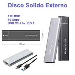 GENERICO - Disco Solido Externo 1TB SSD M2