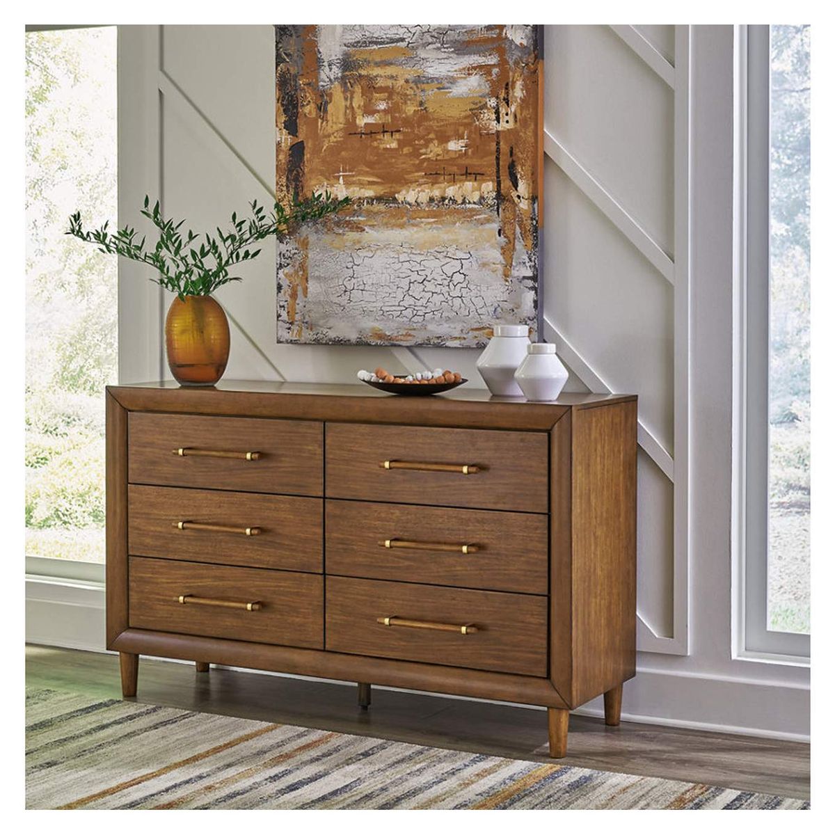 ASHLEY - Cómoda Lyncott 6 cajones