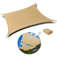 MUNDO MAGIA - Carpa Toldo Vela Sombra Cuadrado 4x4 M Material Engrosado